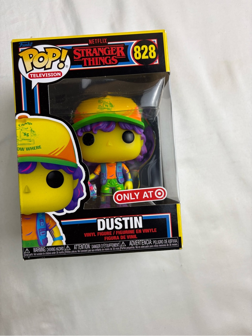 Dustin Funko Pop in Box